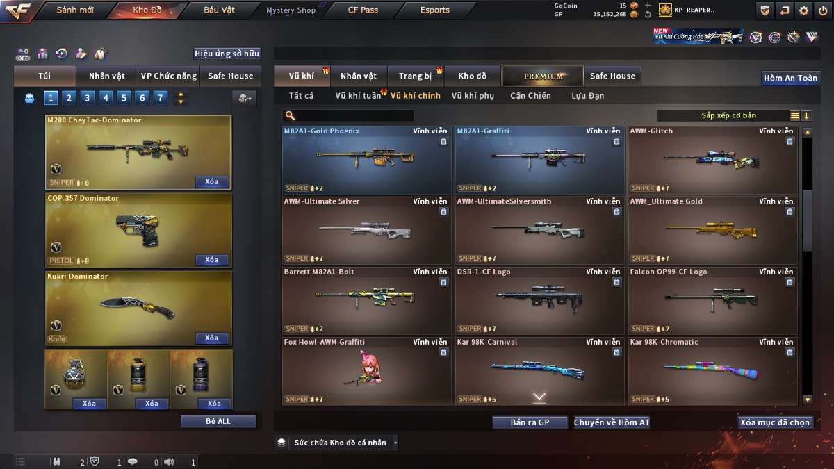 shop acc cf uy tin gia re